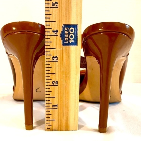 BCBGeneration Brown Heels in Transparent Vinyl Women’s Size 8.5 - Picture 13 of 13